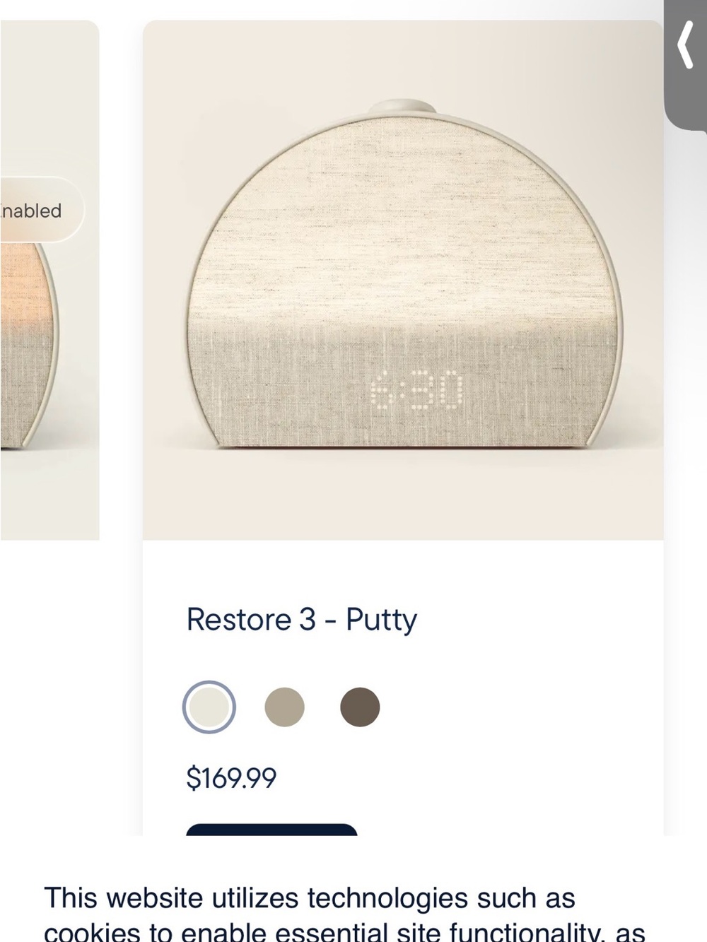 Hatch Restore Smart Sleep Assistant nwot